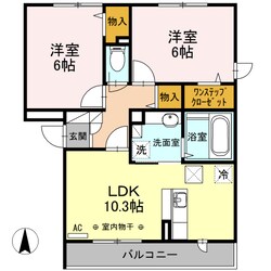 グランパルクセゾンの物件間取画像